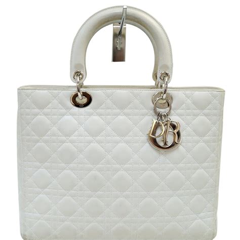 christian dior bag white.